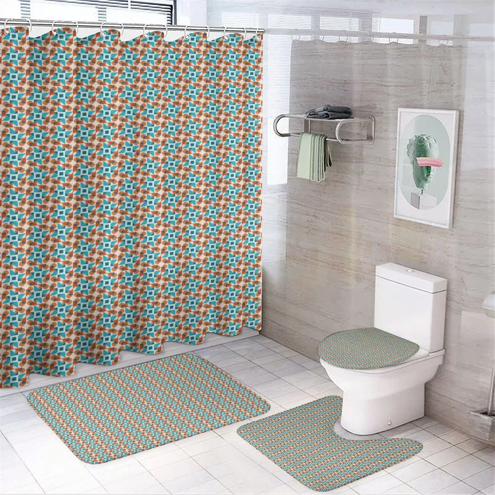 Rounded Triangle Square — 4-Piece Bathroom Set preview