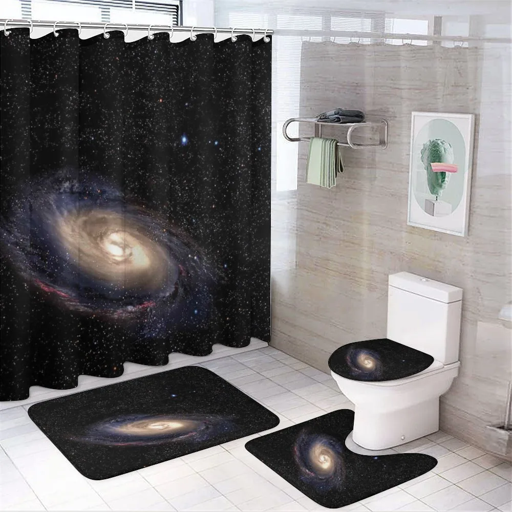 Spiral Space Universe — 4-Piece Bathroom Set preview