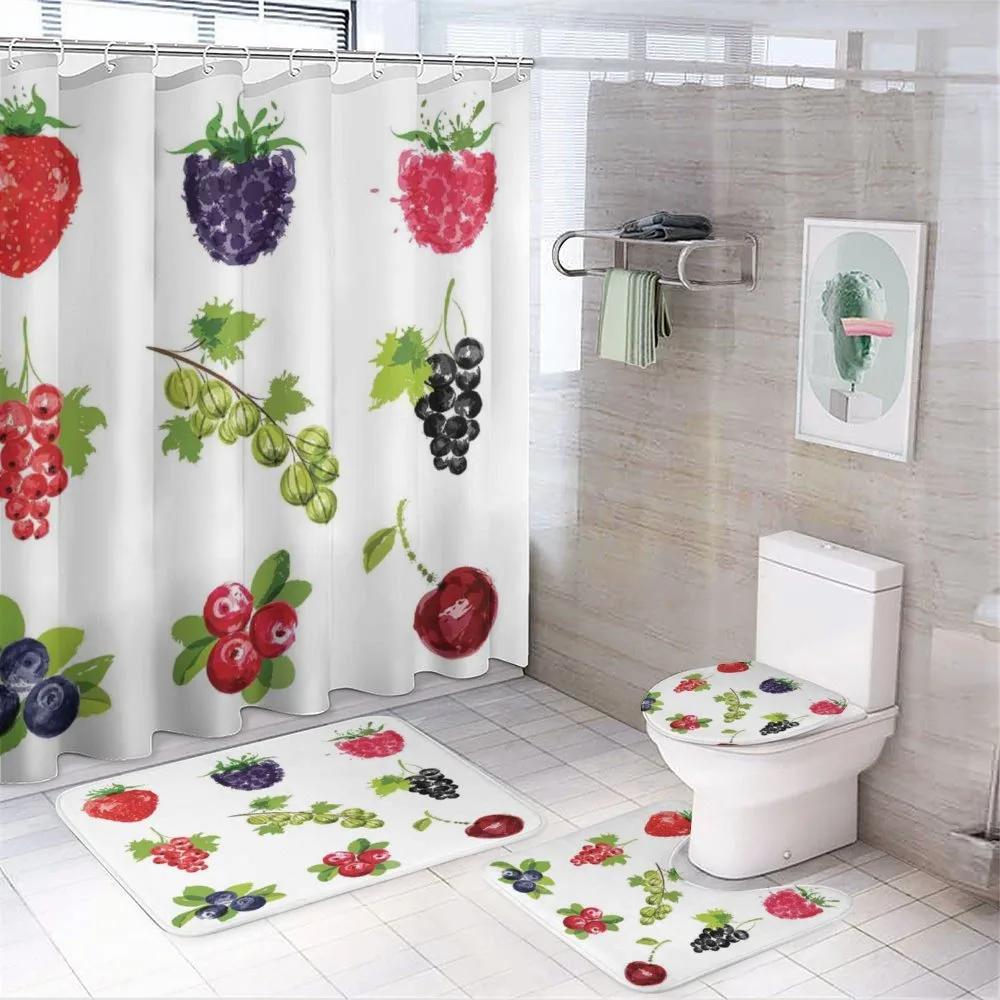 Composition of Berries — 4-Piece Bathroom Set preview