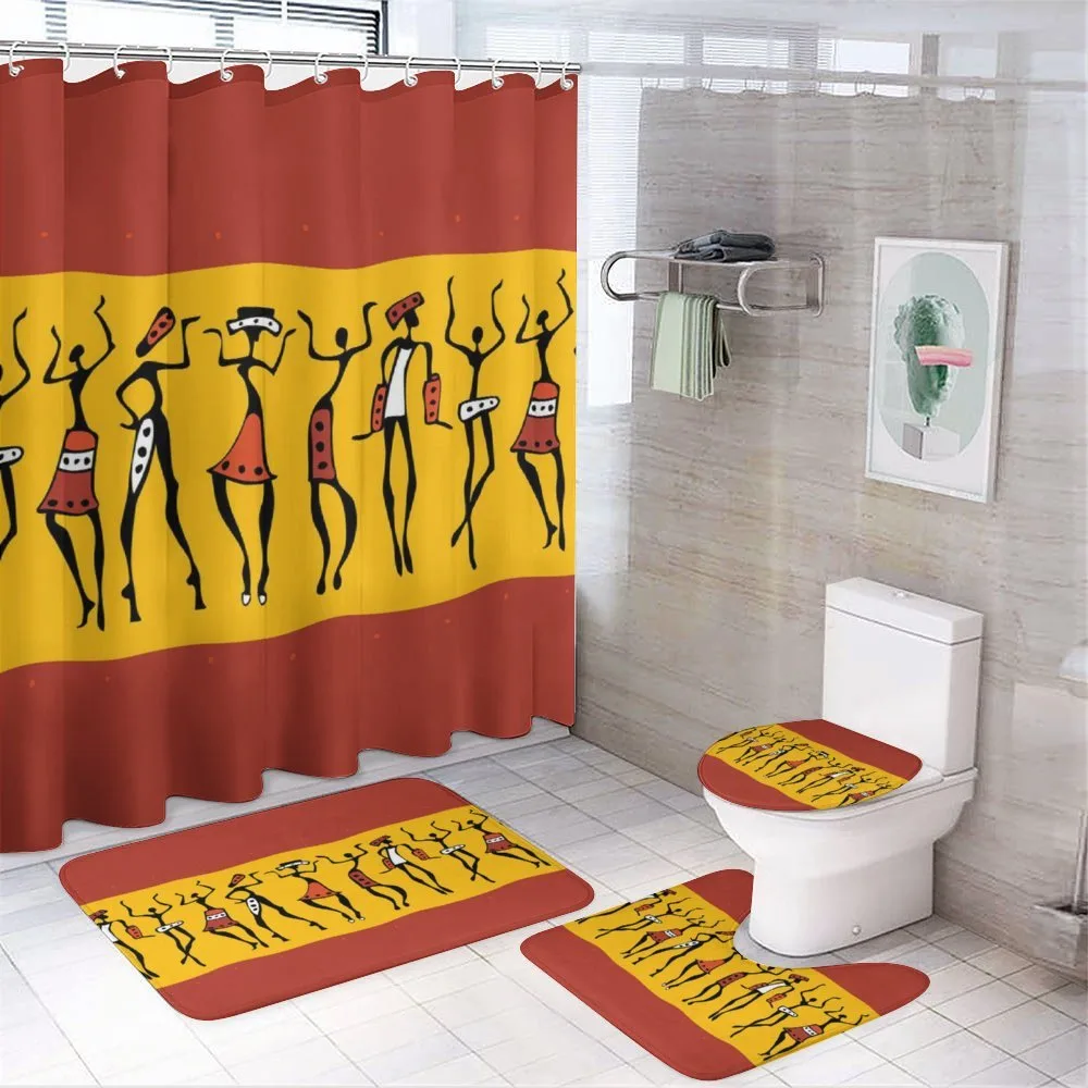 Dancing People — 4-Piece Bathroom Set preview