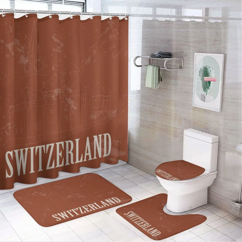 Outline Classic Design — 4-Piece Bathroom Set preview