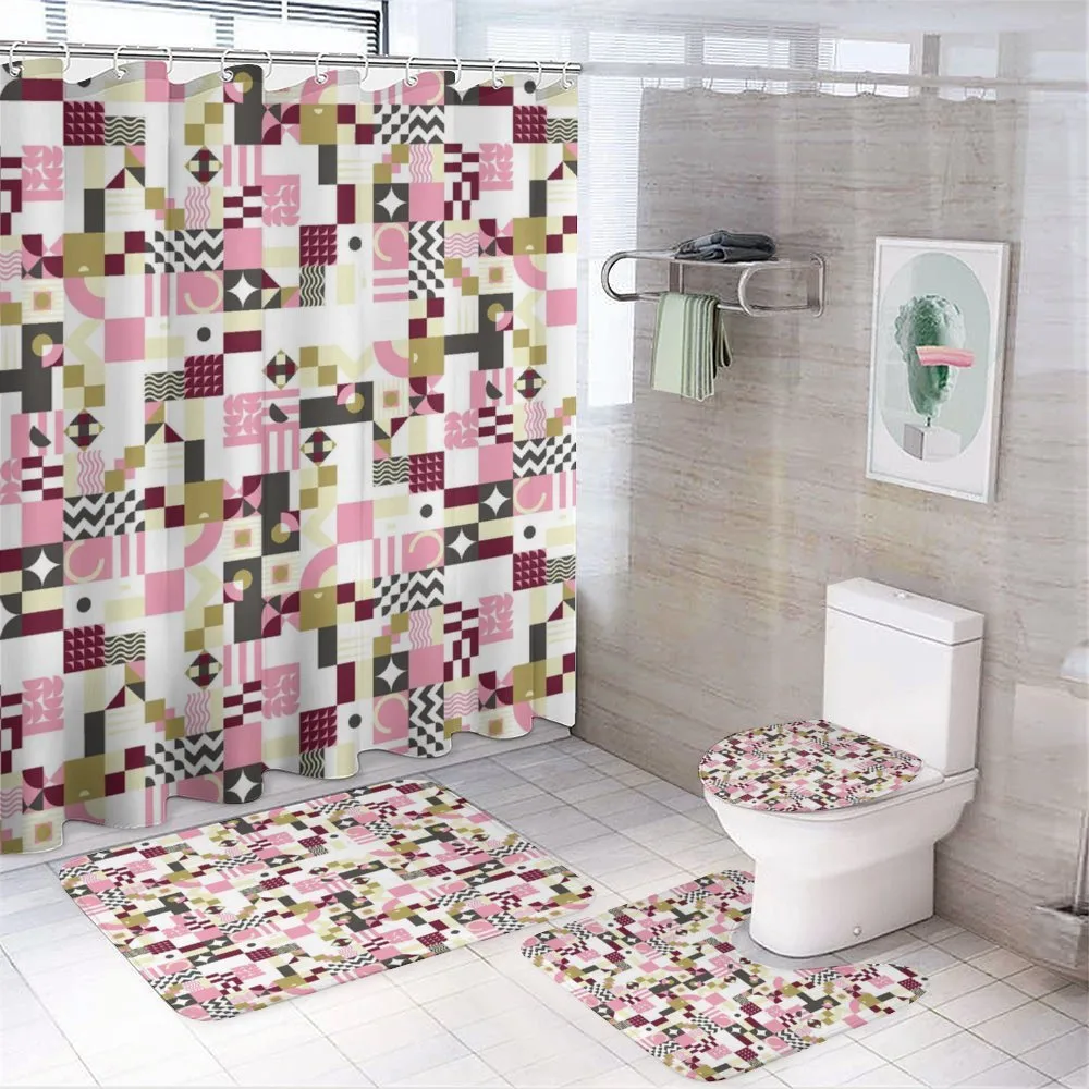 Shapes of 40s Art — 4-Piece Bathroom Set preview