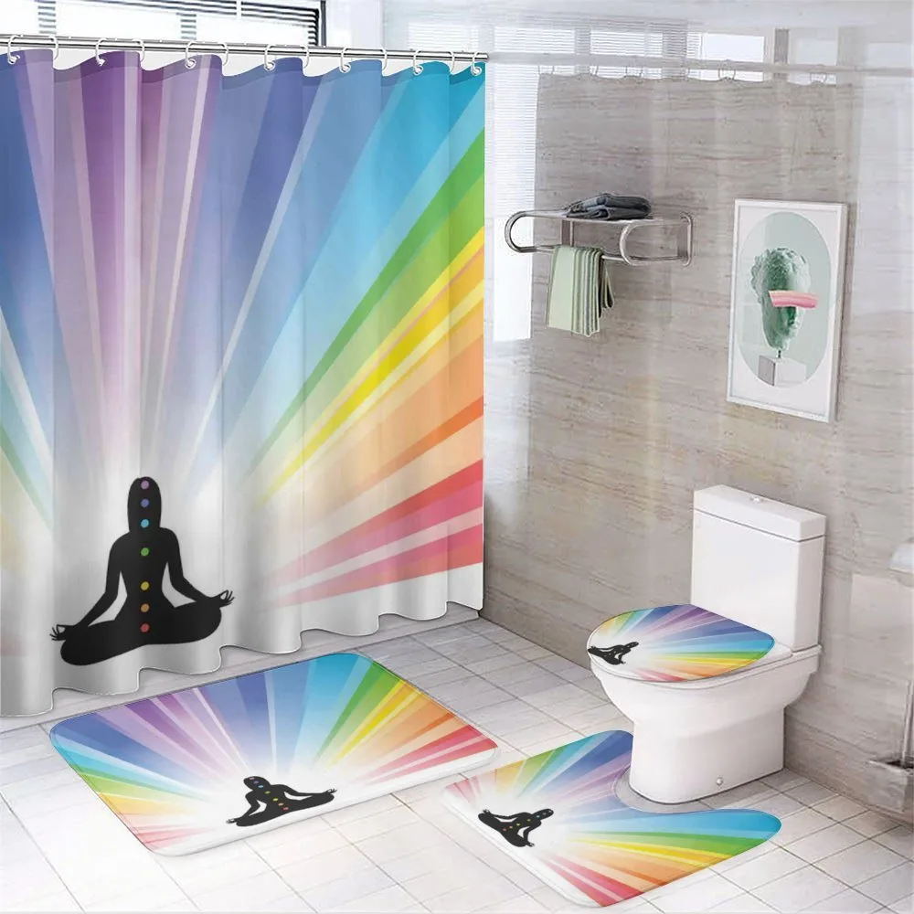Soft Radial Energy Field — 4-Piece Bathroom Set preview