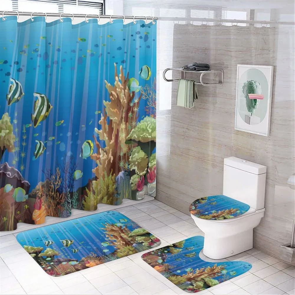 Underwater World Exotic — 4-Piece Bathroom Set preview