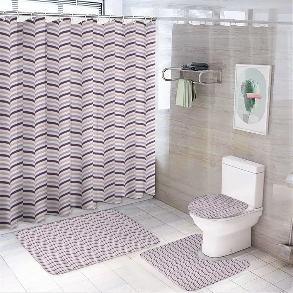 Whale Tail Theme Shape — 4-Piece Bathroom Set preview