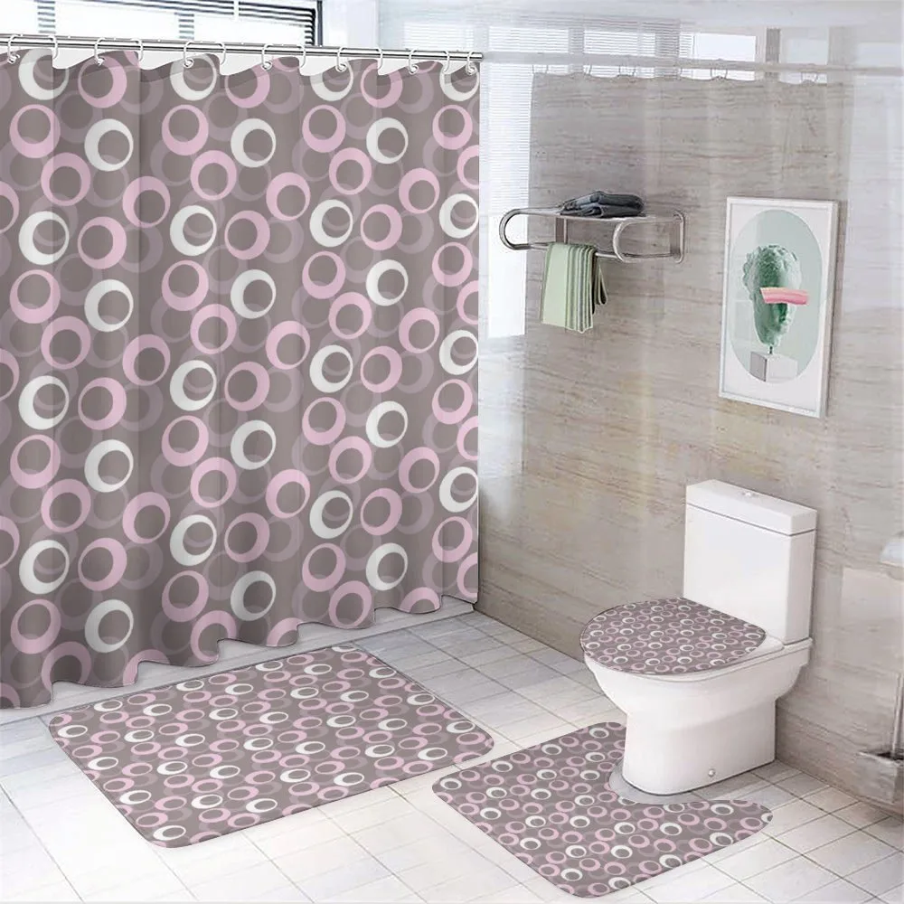 Circular Soft Vintage — 4-Piece Bathroom Set preview