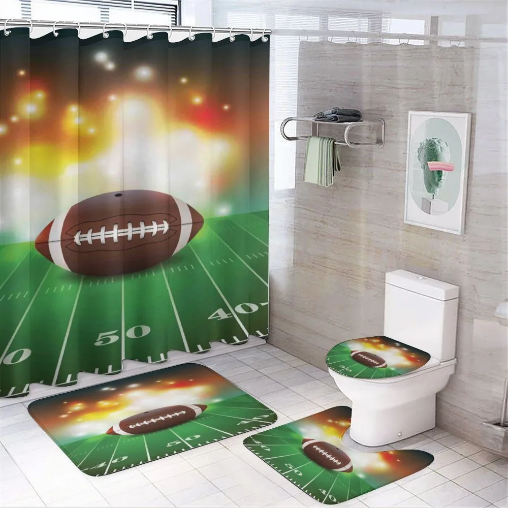 Grass Turf Field Team — 4-Piece Bathroom Set preview
