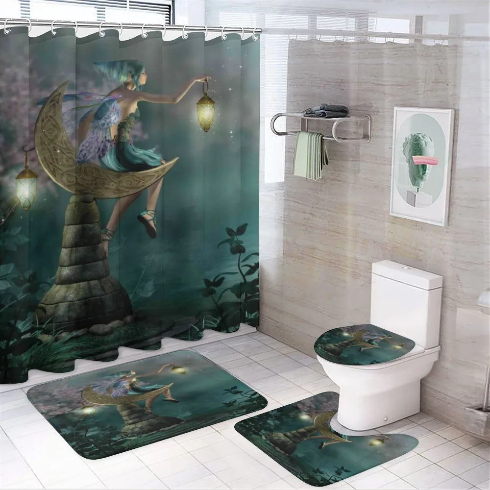 Little Pixie Lantern — 4-Piece Bathroom Set preview