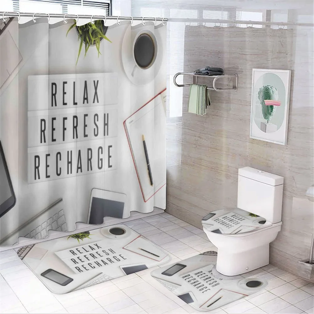Relax Refresh and Recharge — 4-Piece Bathroom Set preview