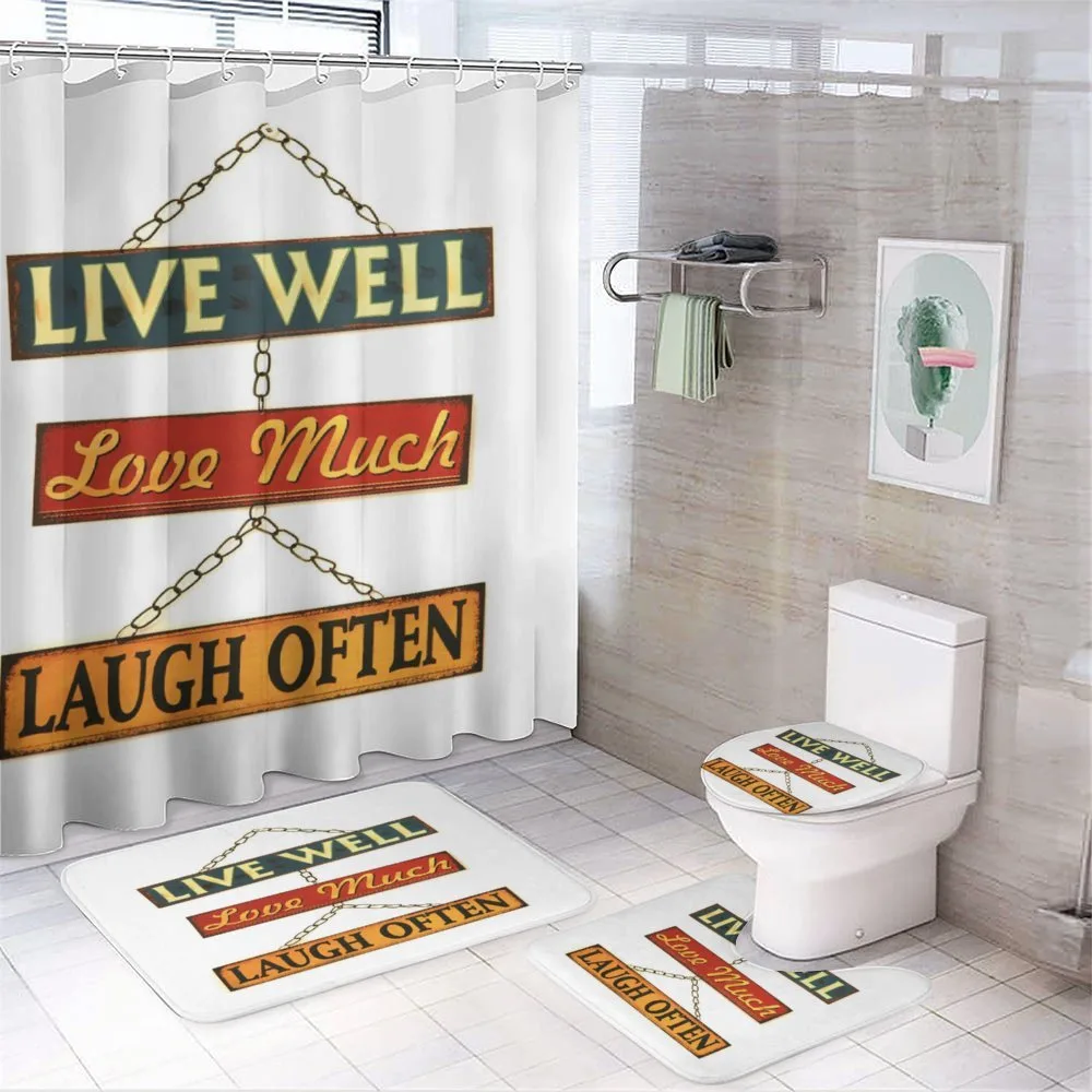 Rusty Signs — 4-Piece Bathroom Set preview