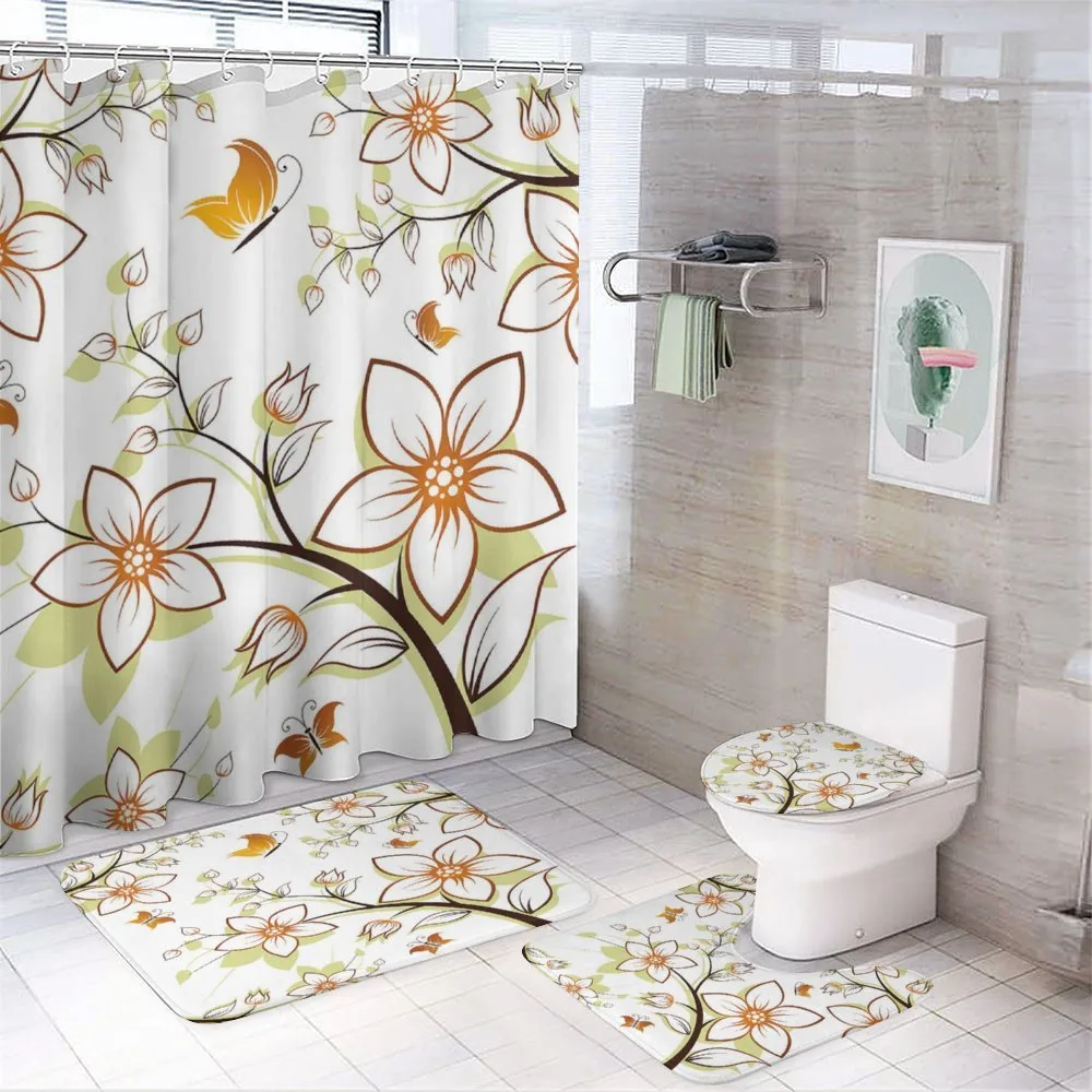 Seasonal Flora Fauna — 4-Piece Bathroom Set preview