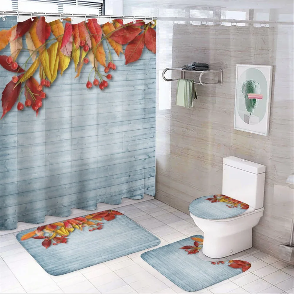 Vintage Rustic Autumn — 4-Piece Bathroom Set preview