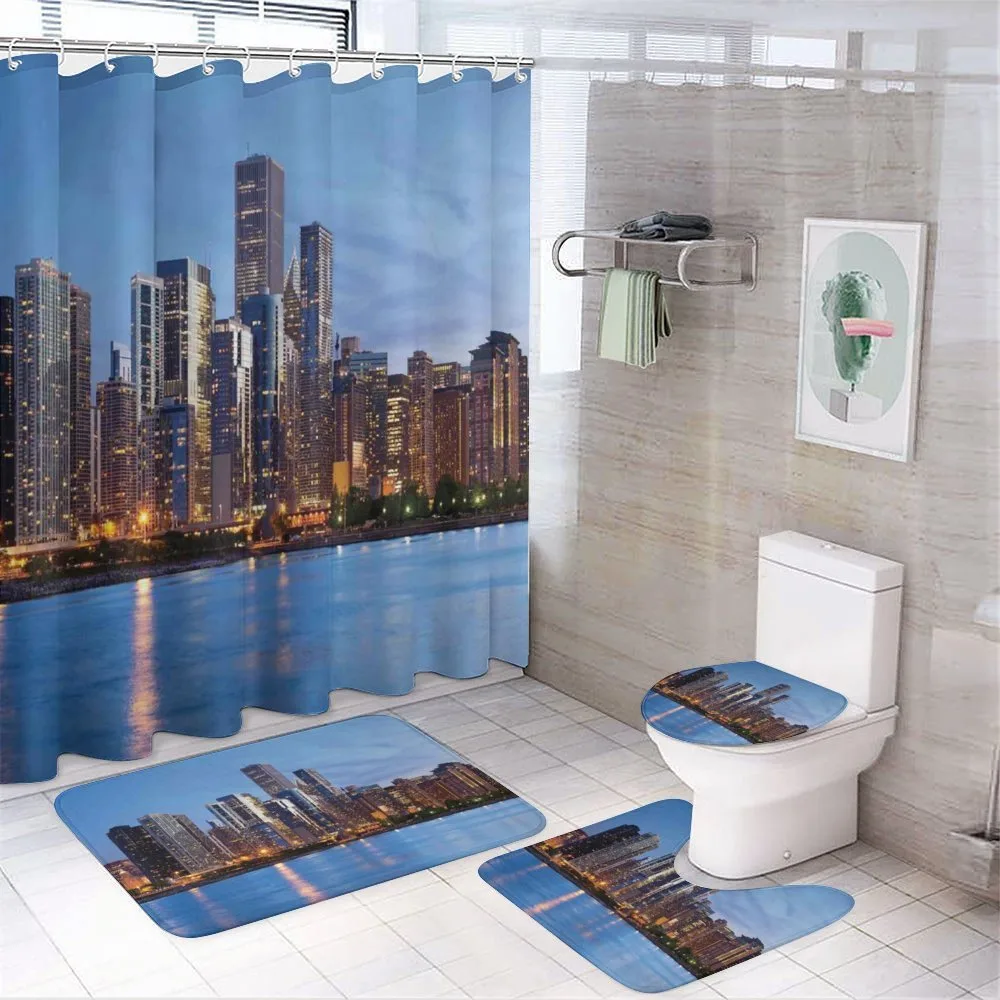 Big City Sunset — 4-Piece Bathroom Set preview