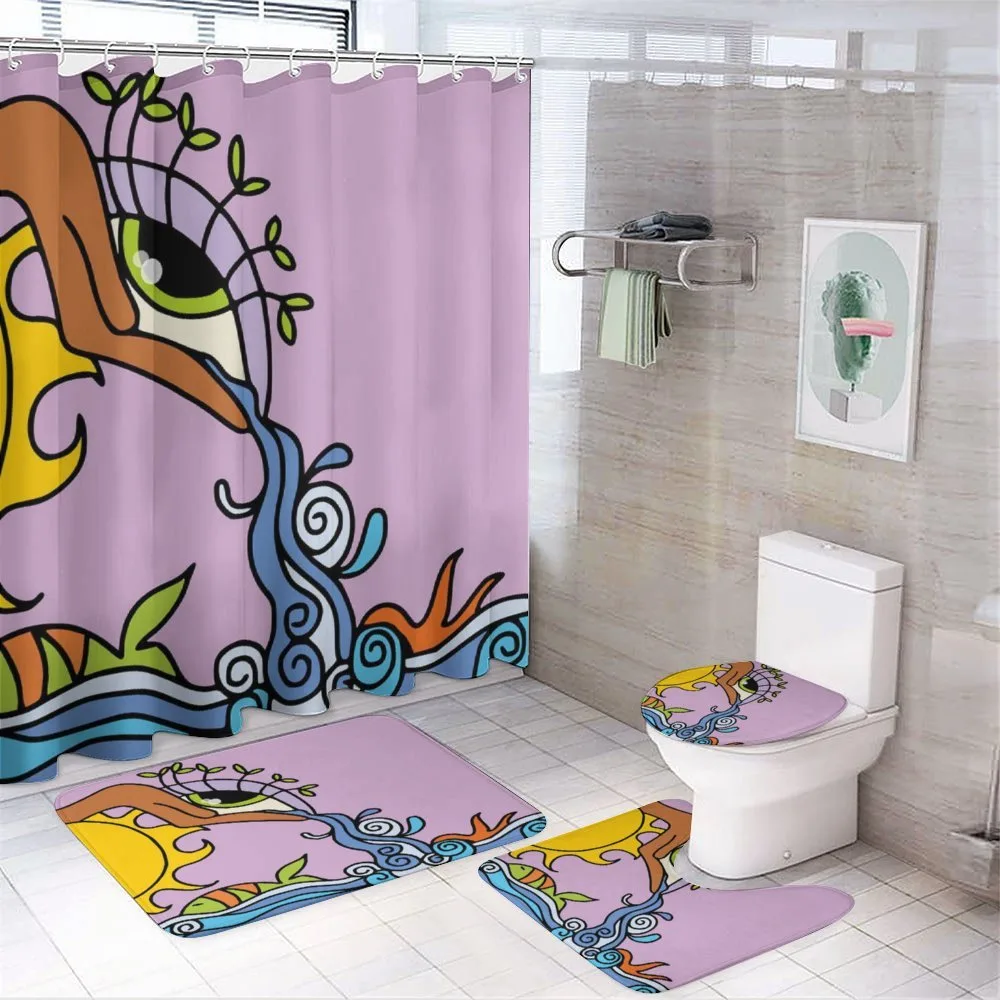 Fantasy Sun Waterfall — 4-Piece Bathroom Set preview