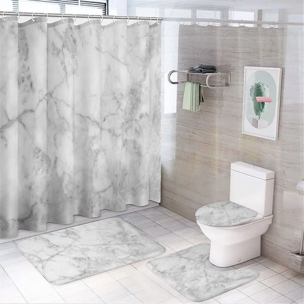 Lines Stained Grunge — 4-Piece Bathroom Set preview