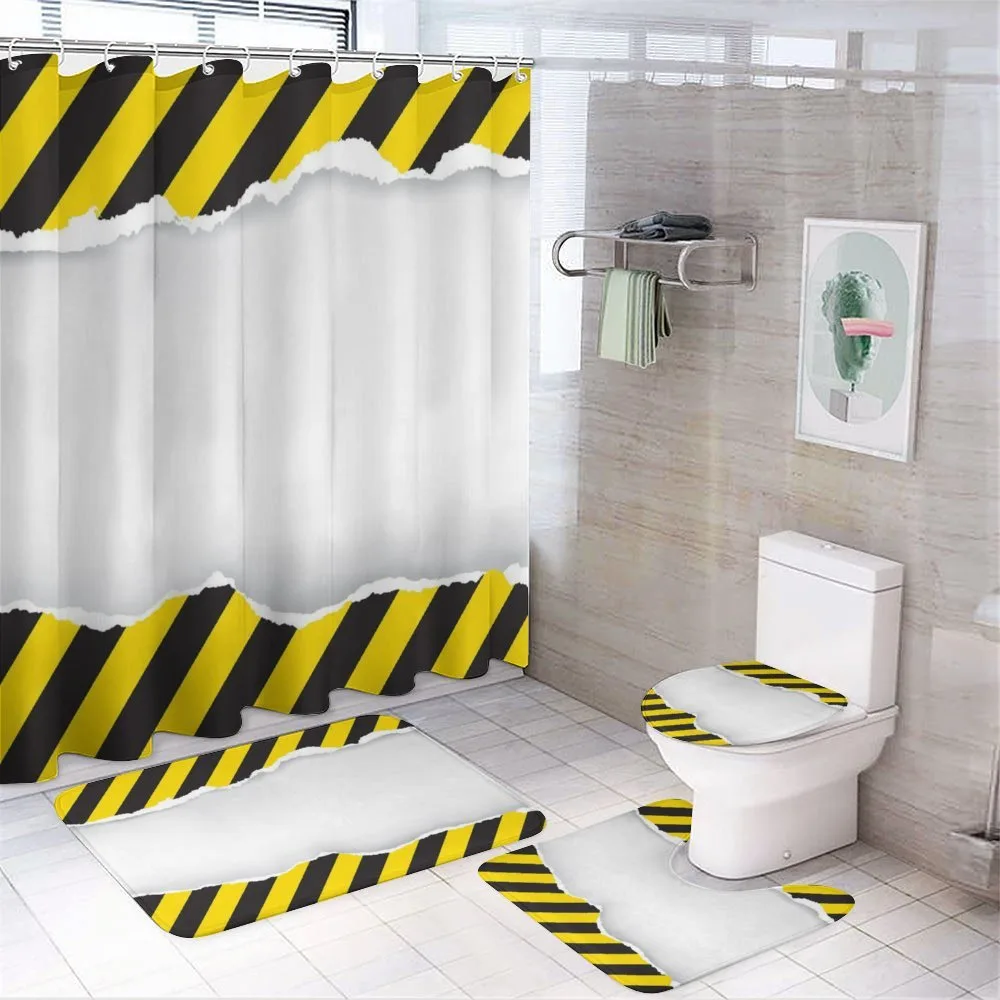 Ripped Paper Alert 4-Piece Bathroom Set product video
