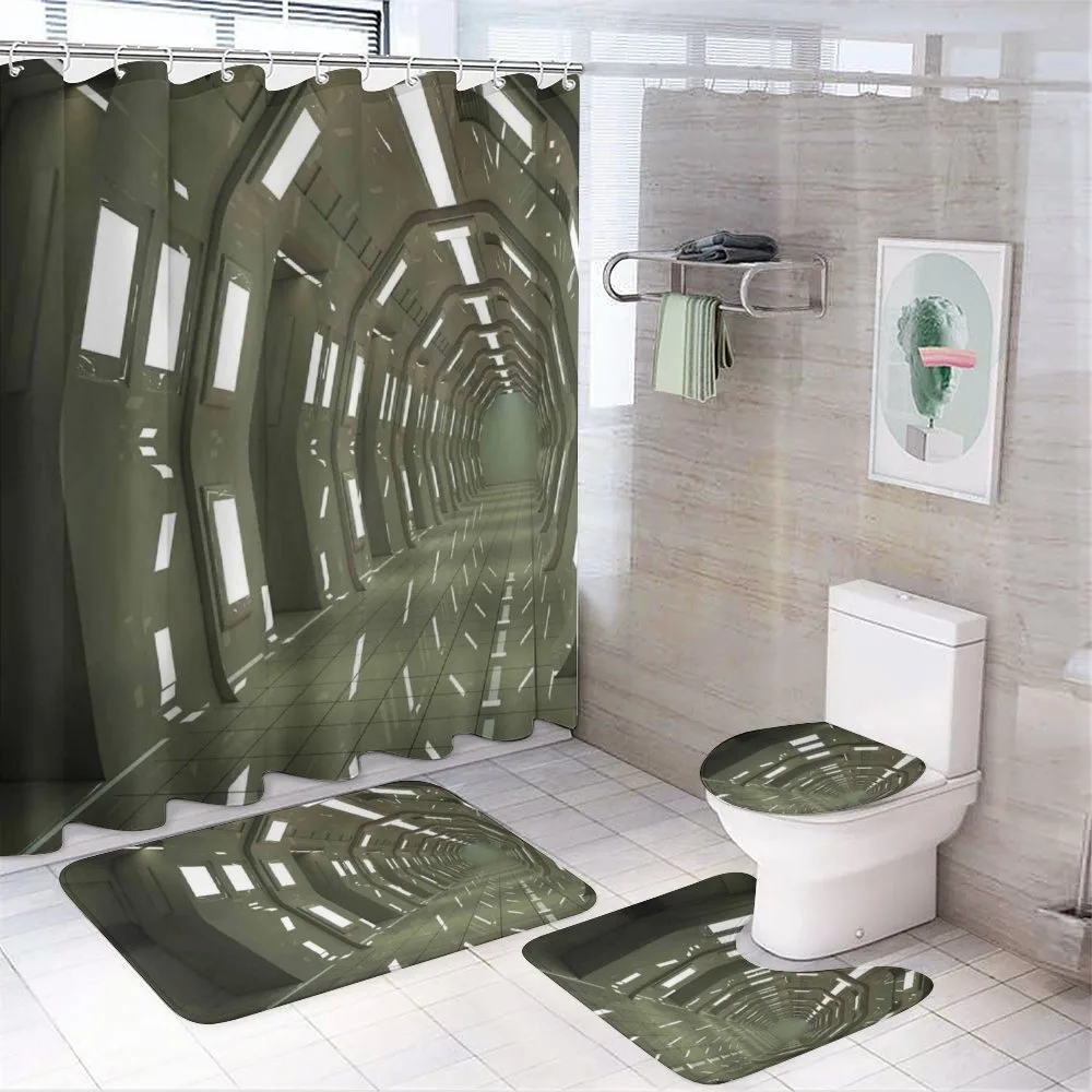 Outer Space Scene — 4-Piece Bathroom Set preview