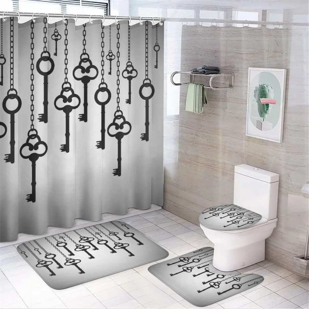 Shadow of Old Keys — 4-Piece Bathroom Set preview