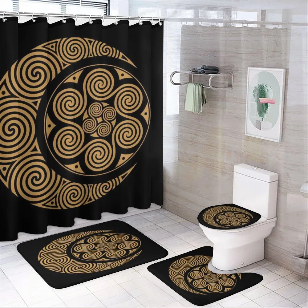 Celtic Moon and Sun Boho — 4-Piece Bathroom Set preview