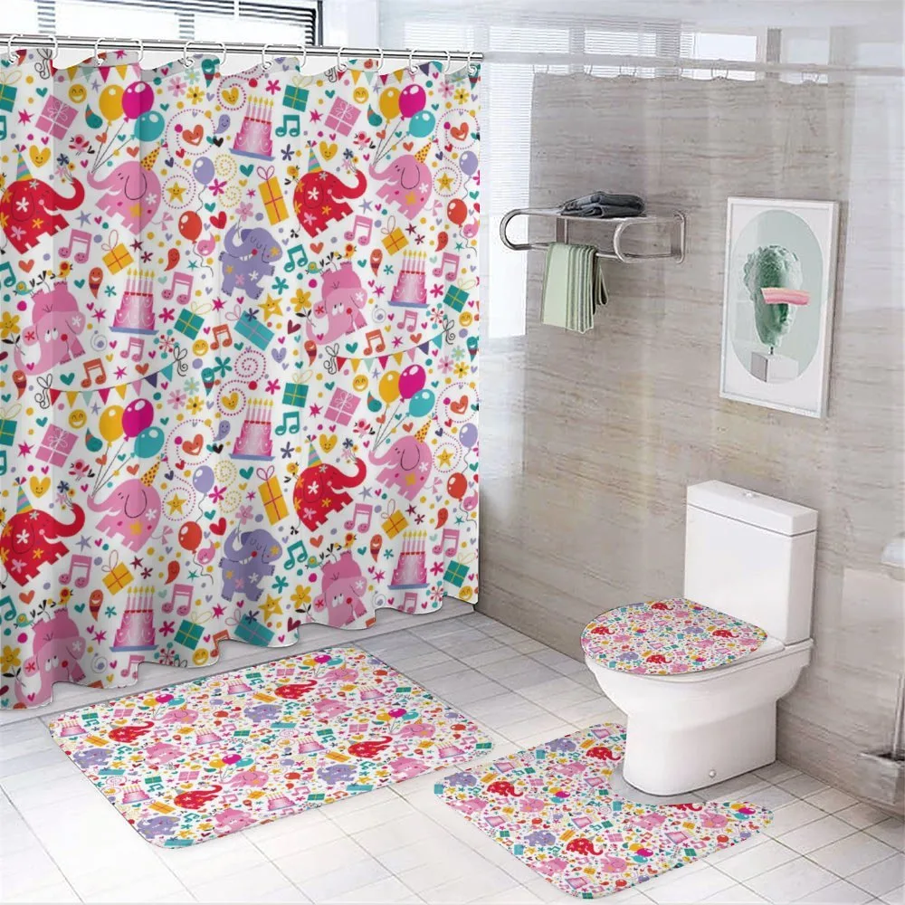 Children Party Theme — 4-Piece Bathroom Set preview
