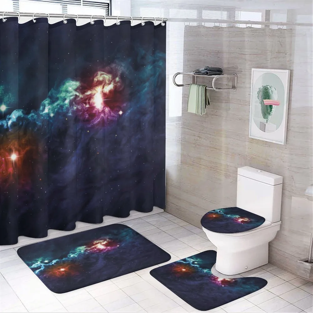 Cosmos Galactic Star View — 4-Piece Bathroom Set preview