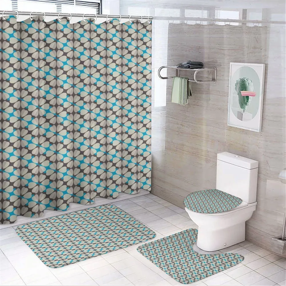 Daisies and Diamonds — 4-Piece Bathroom Set preview