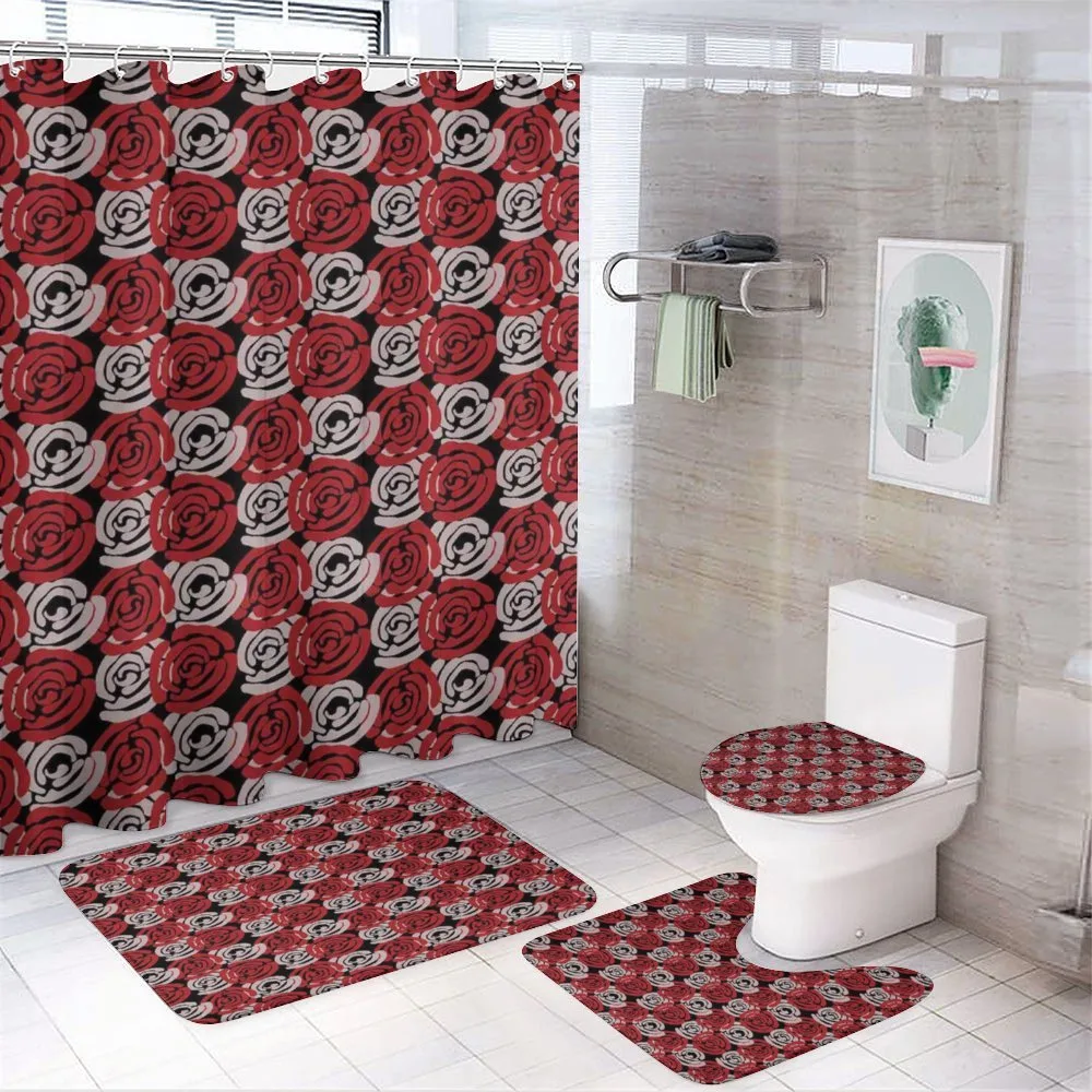Digital Featured Rose — 4-Piece Bathroom Set preview