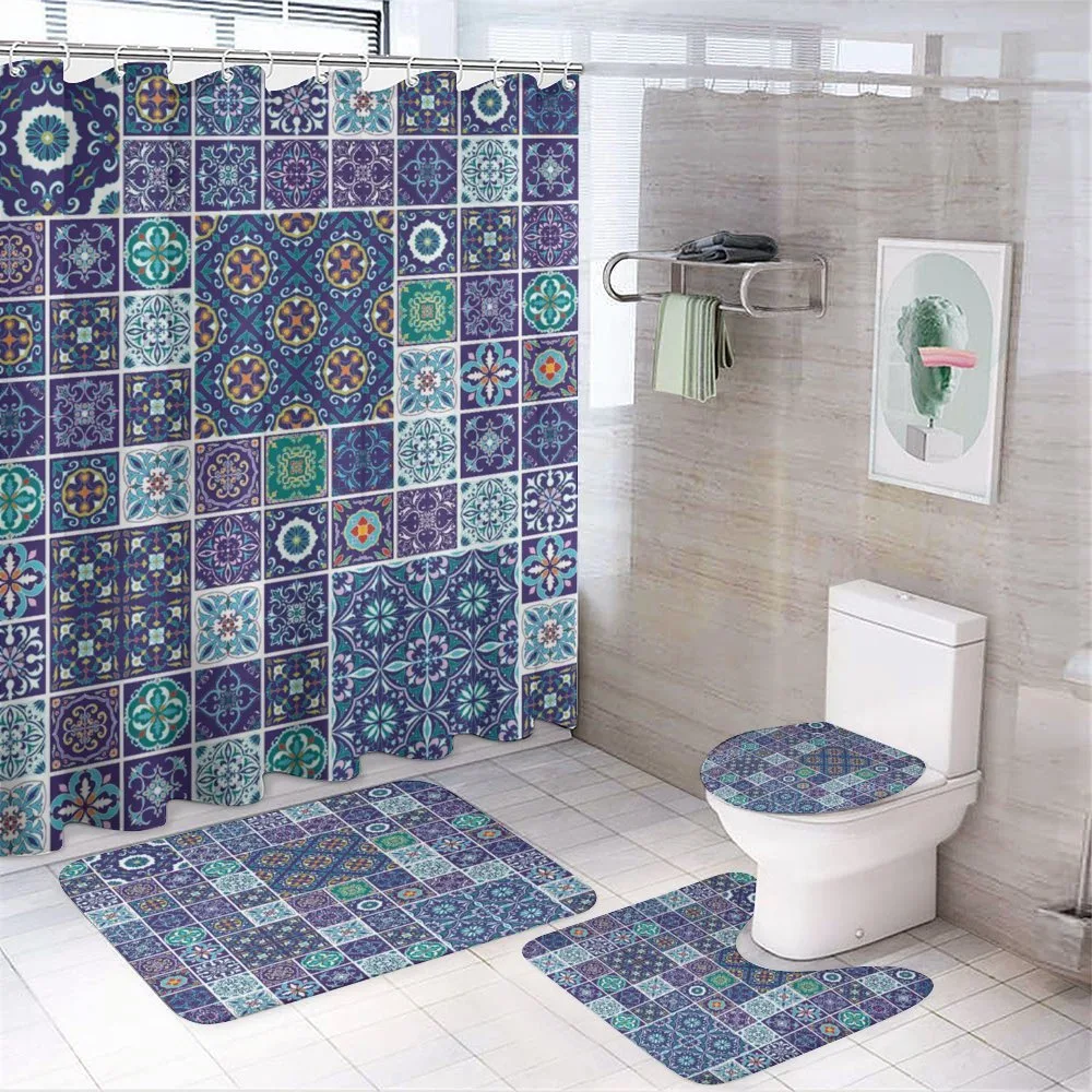 Traditional Mosaic Tile — 4-Piece Bathroom Set preview