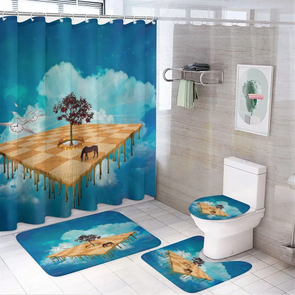 Unreal Landscape — 4-Piece Bathroom Set preview