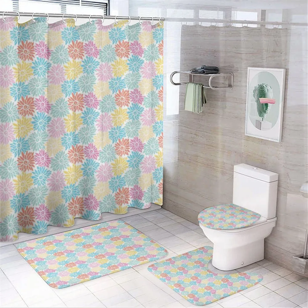 Field of Chrysanthemums — 4-Piece Bathroom Set preview