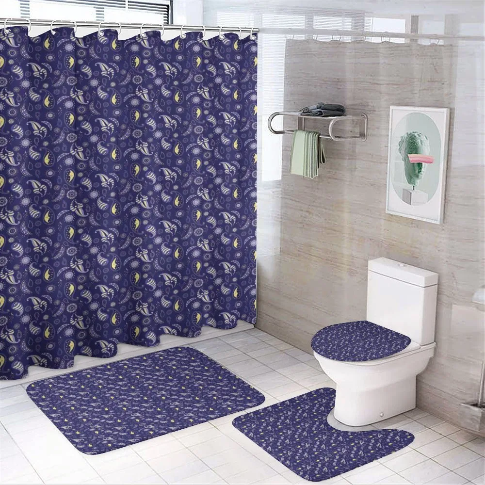 Floral Abstract Ornate — 4-Piece Bathroom Set preview