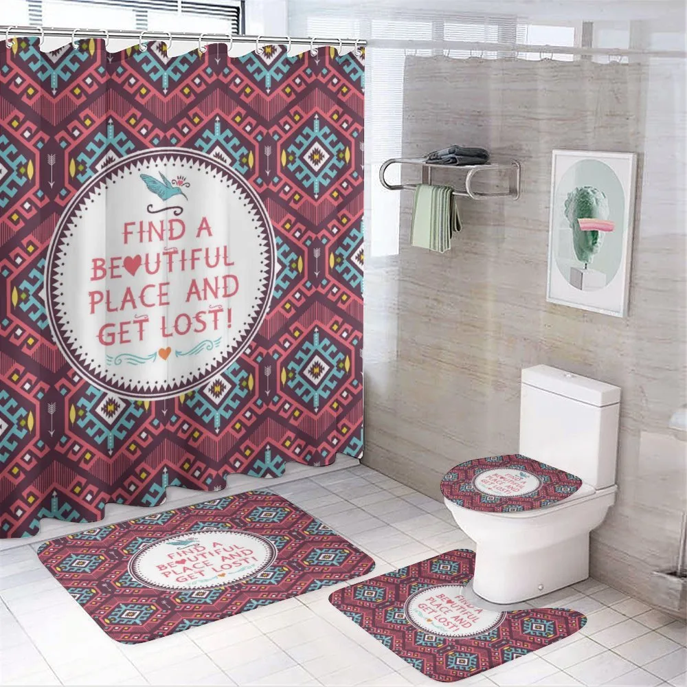Hipster Tribal — 4-Piece Bathroom Set preview