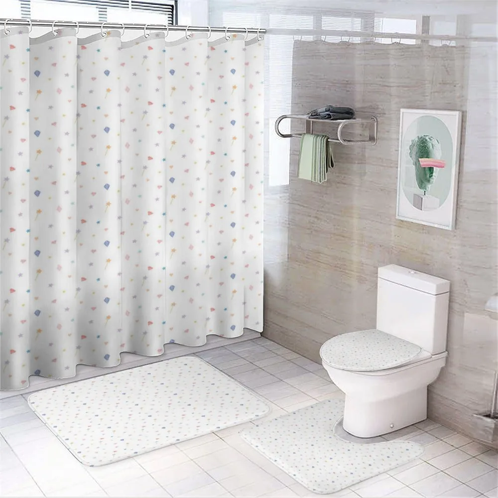 Magic Wands and Diamonds — 4-Piece Bathroom Set preview