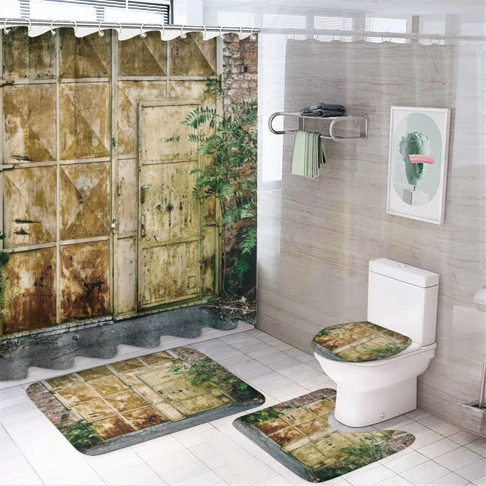 Rustic Brick House — 4-Piece Bathroom Set preview