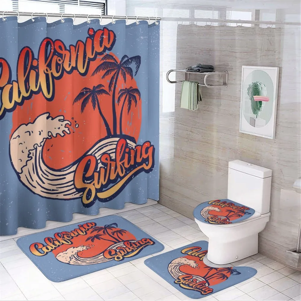 California Surfing — 4-Piece Bathroom Set preview