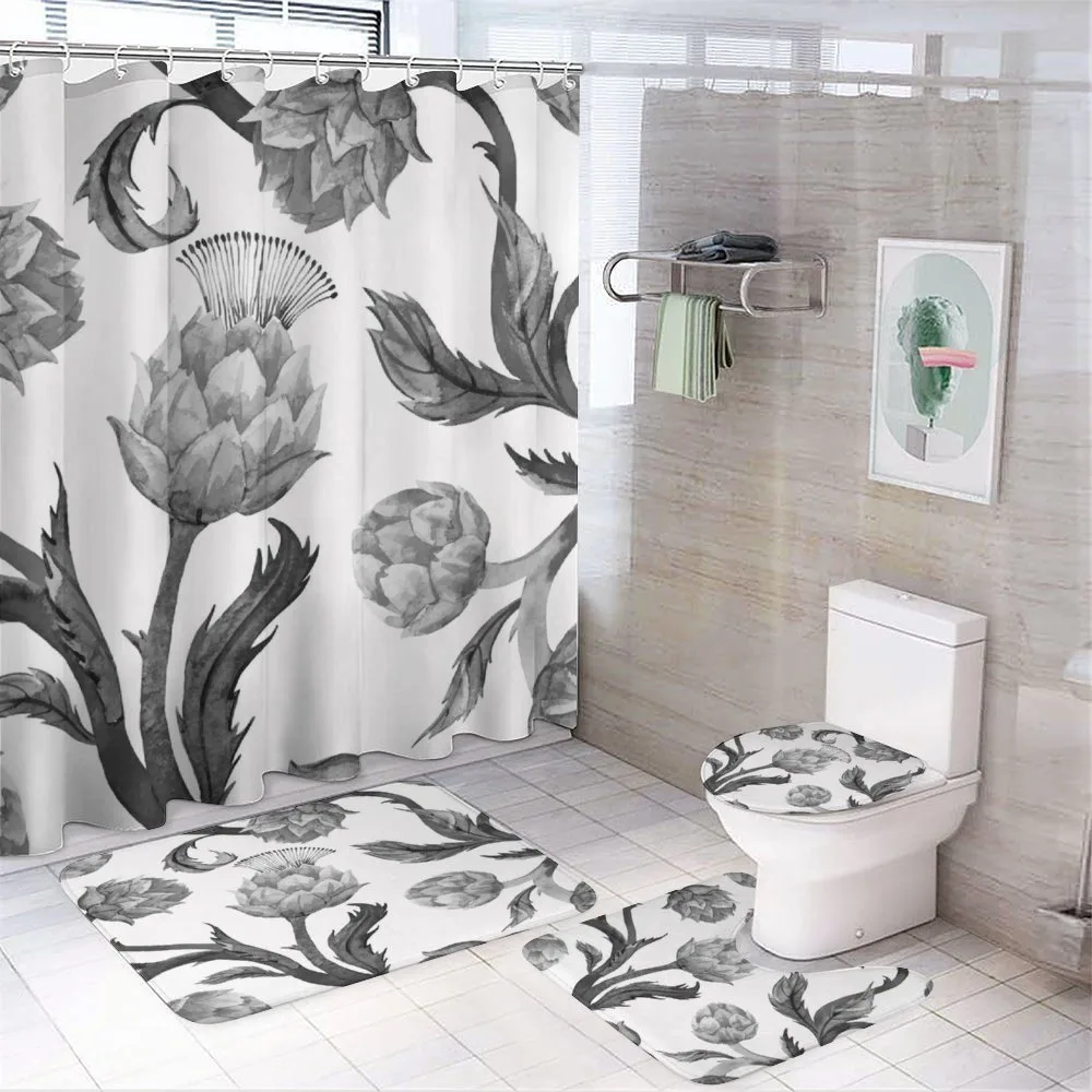 Stalks and Leaves Eat 4-Piece Bathroom Set product video