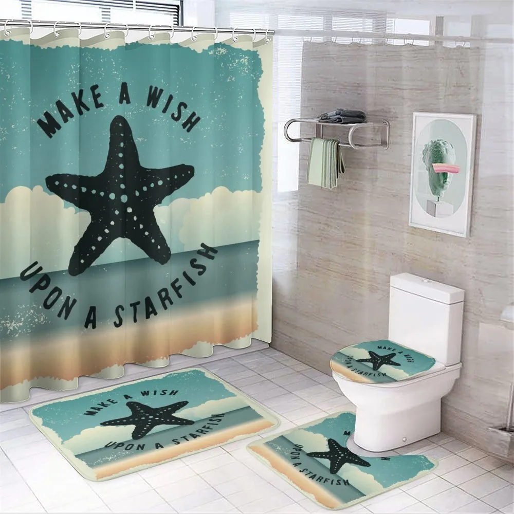 Words Grunge — 4-Piece Bathroom Set preview
