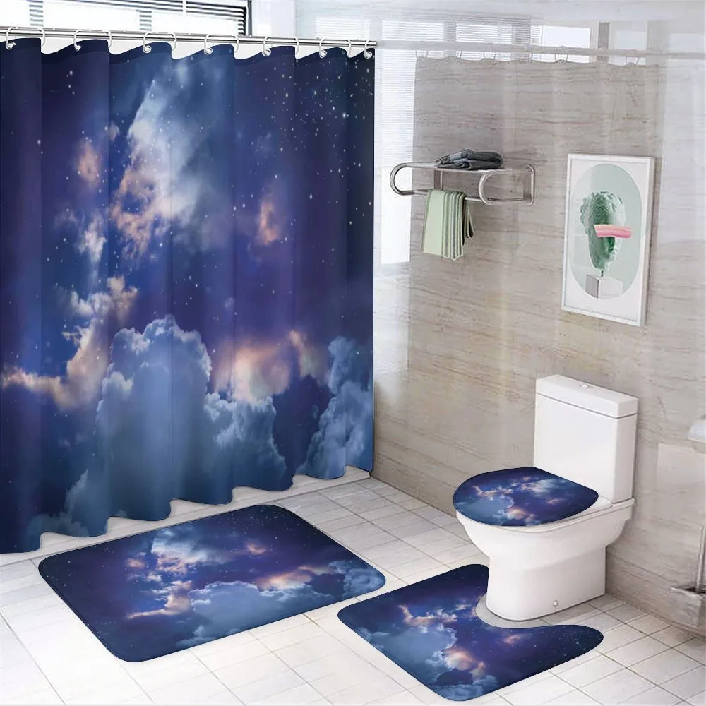 Astronomy Stars Space — 4-Piece Bathroom Set preview