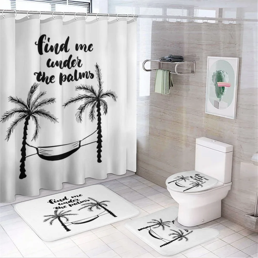 Find Me Under Palms — 4-Piece Bathroom Set preview