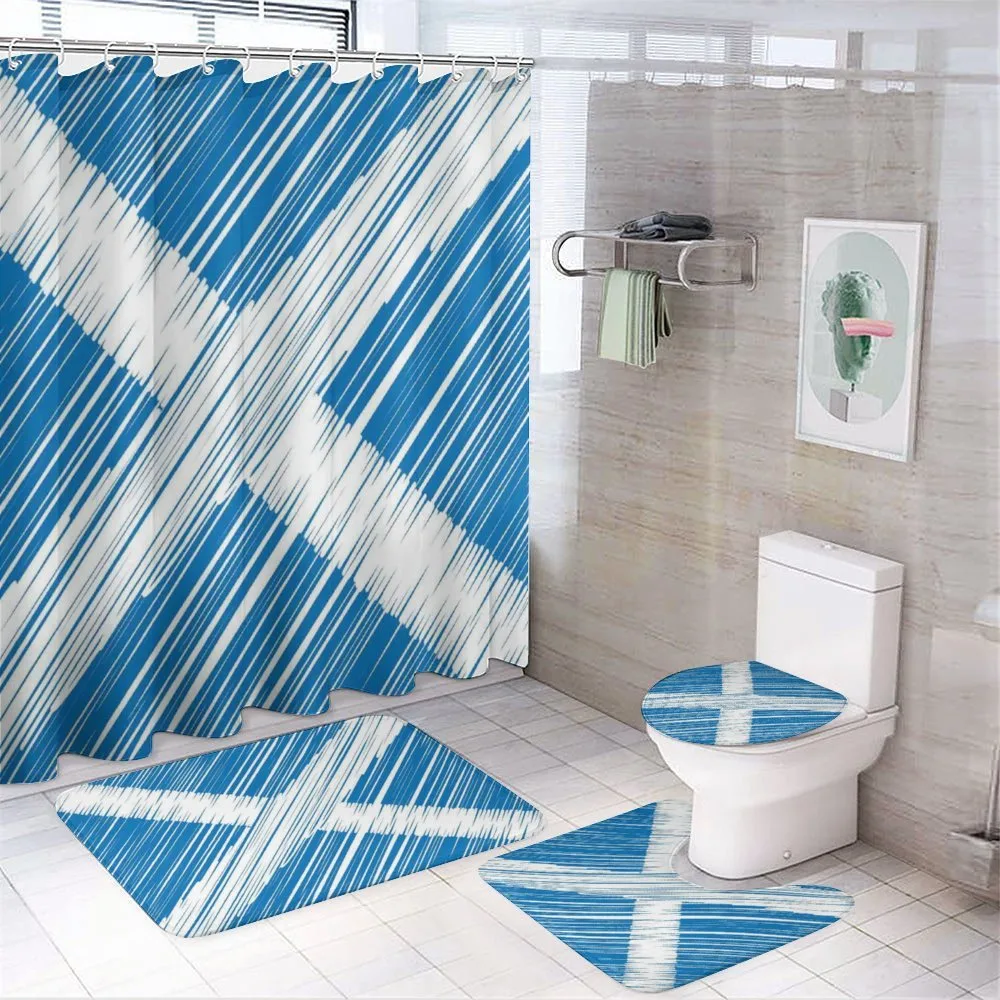 National Flag Scribbled — 4-Piece Bathroom Set preview