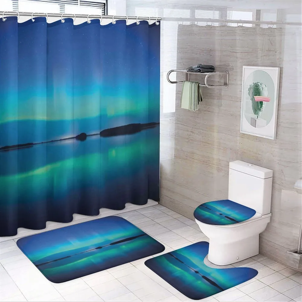Sky Scenery Lake — 4-Piece Bathroom Set preview
