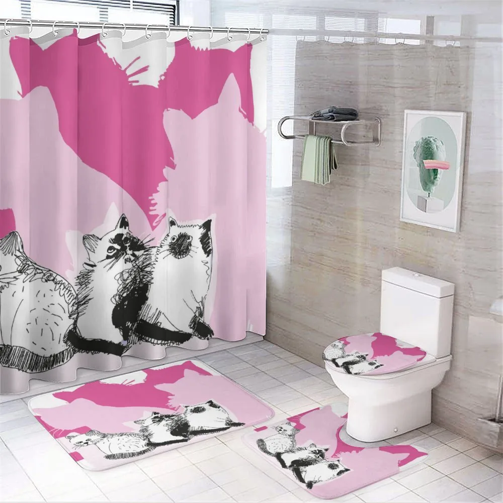 Baby Cats Kittens — 4-Piece Bathroom Set preview