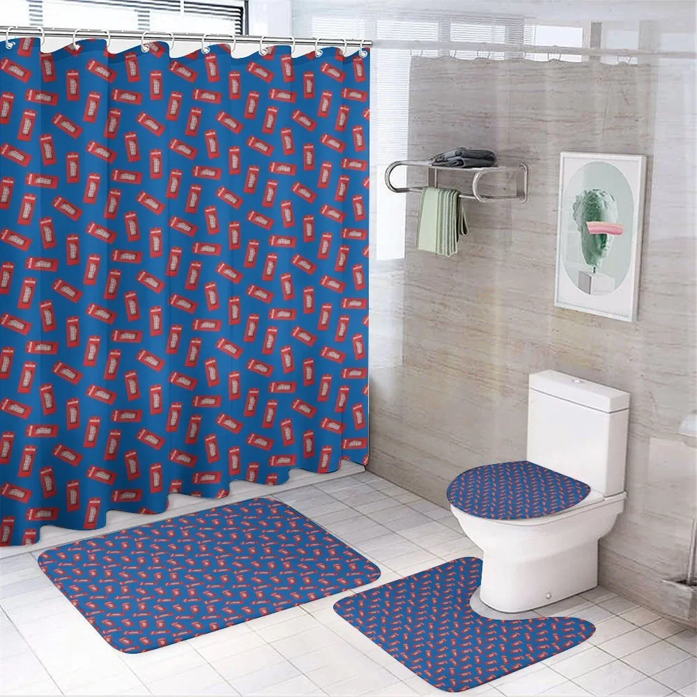Iconic London Call Box — 4-Piece Bathroom Set preview