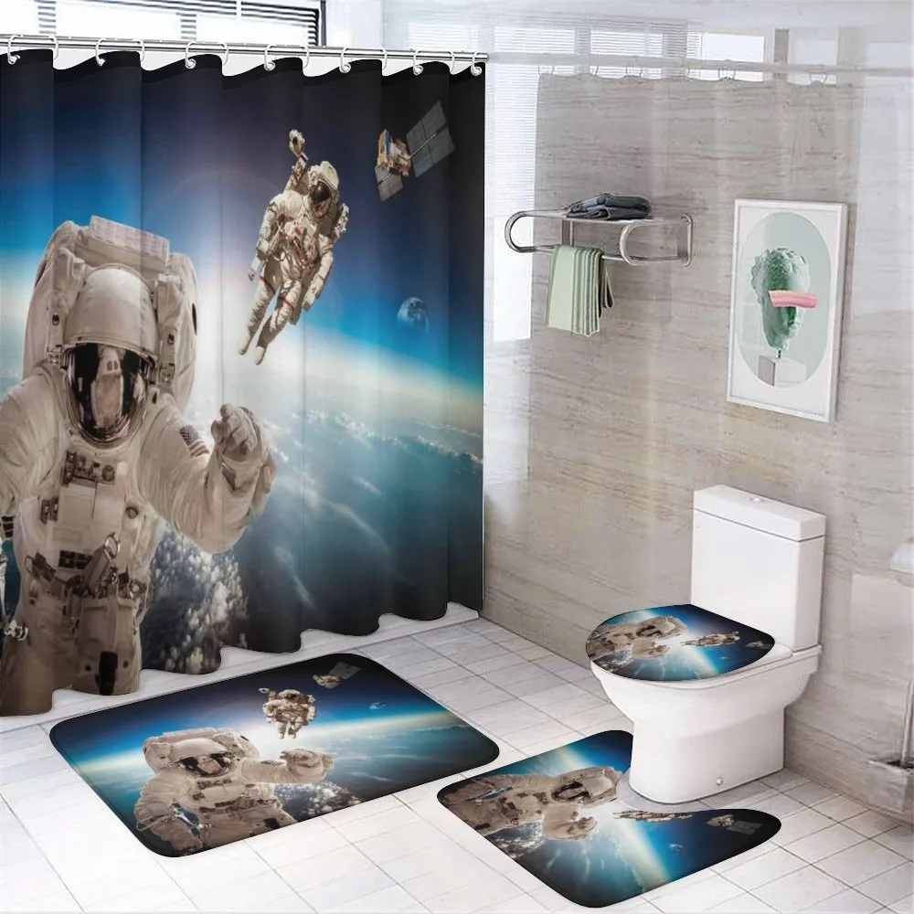 NASA Astronaut Space — 4-Piece Bathroom Set preview