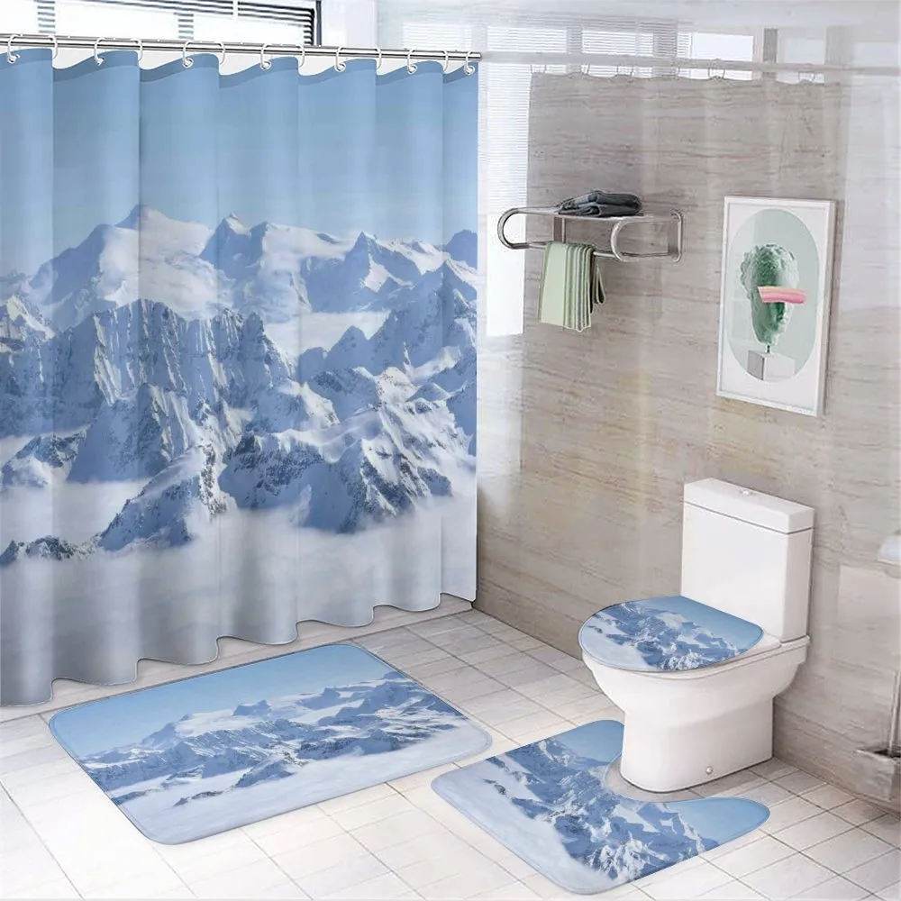 Alps White Wilderness — 4-Piece Bathroom Set preview