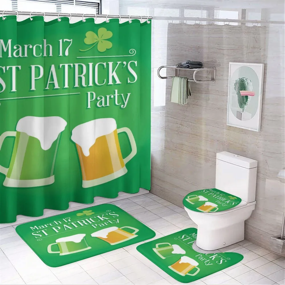 St. Patrick's Day Beers — 4-Piece Bathroom Set preview