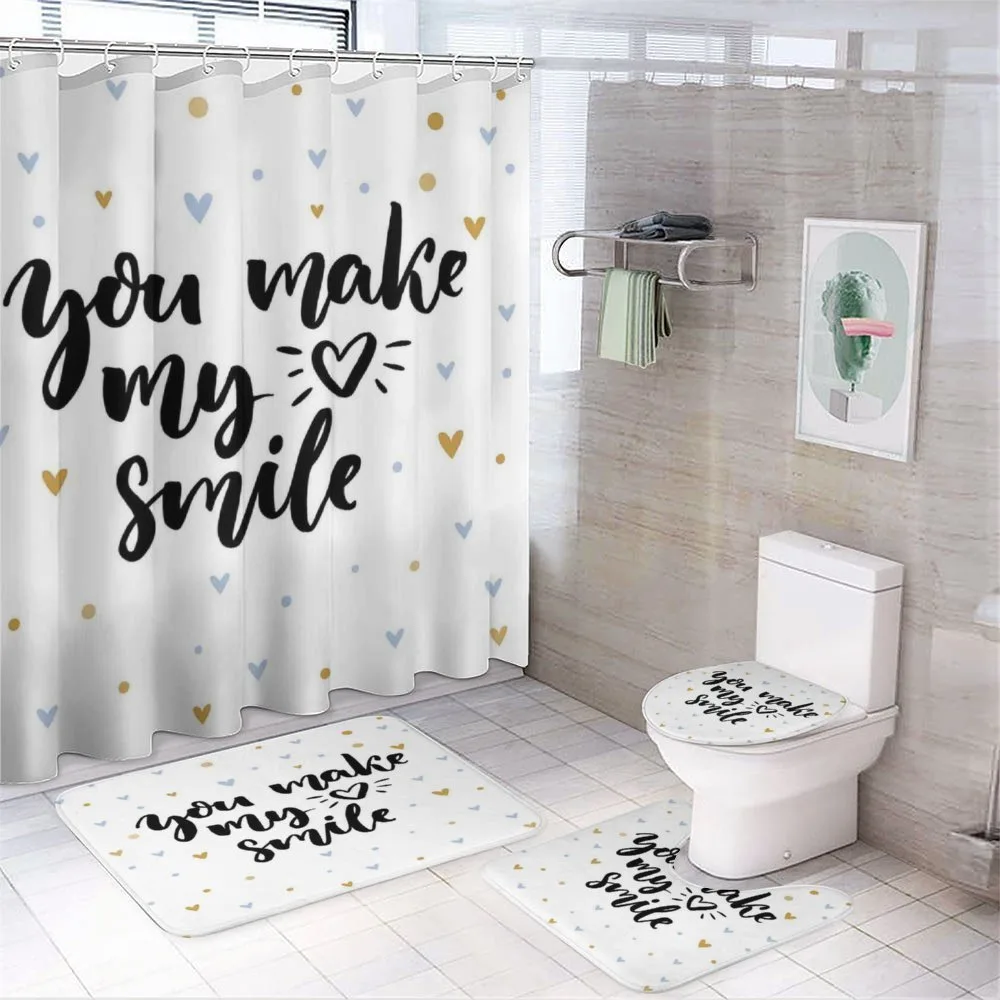 You Make My Heart Smile — 4-Piece Bathroom Set preview
