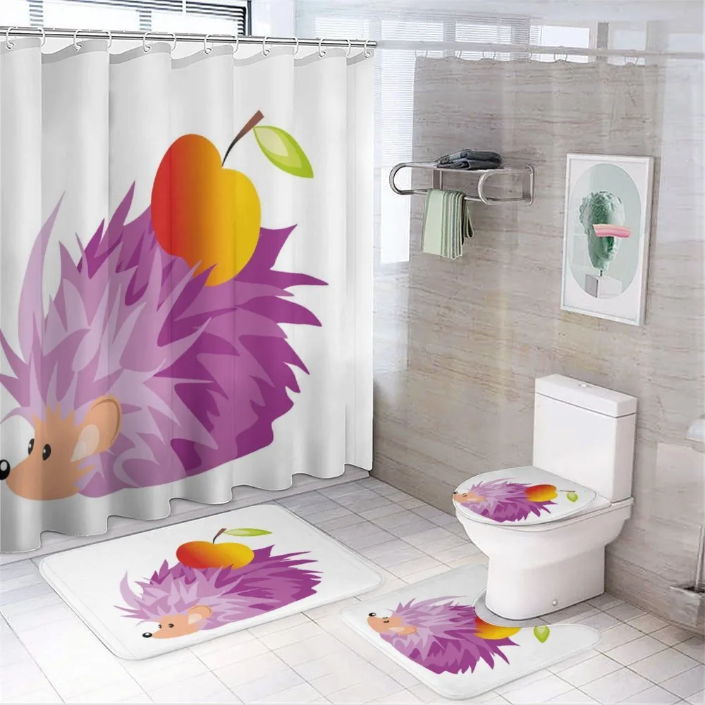 Abstract Animal Apple — 4-Piece Bathroom Set preview