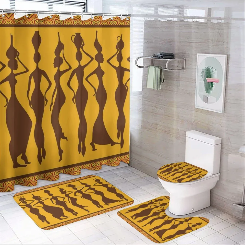 Exotic Females Bohemian Art — 4-Piece Bathroom Set preview