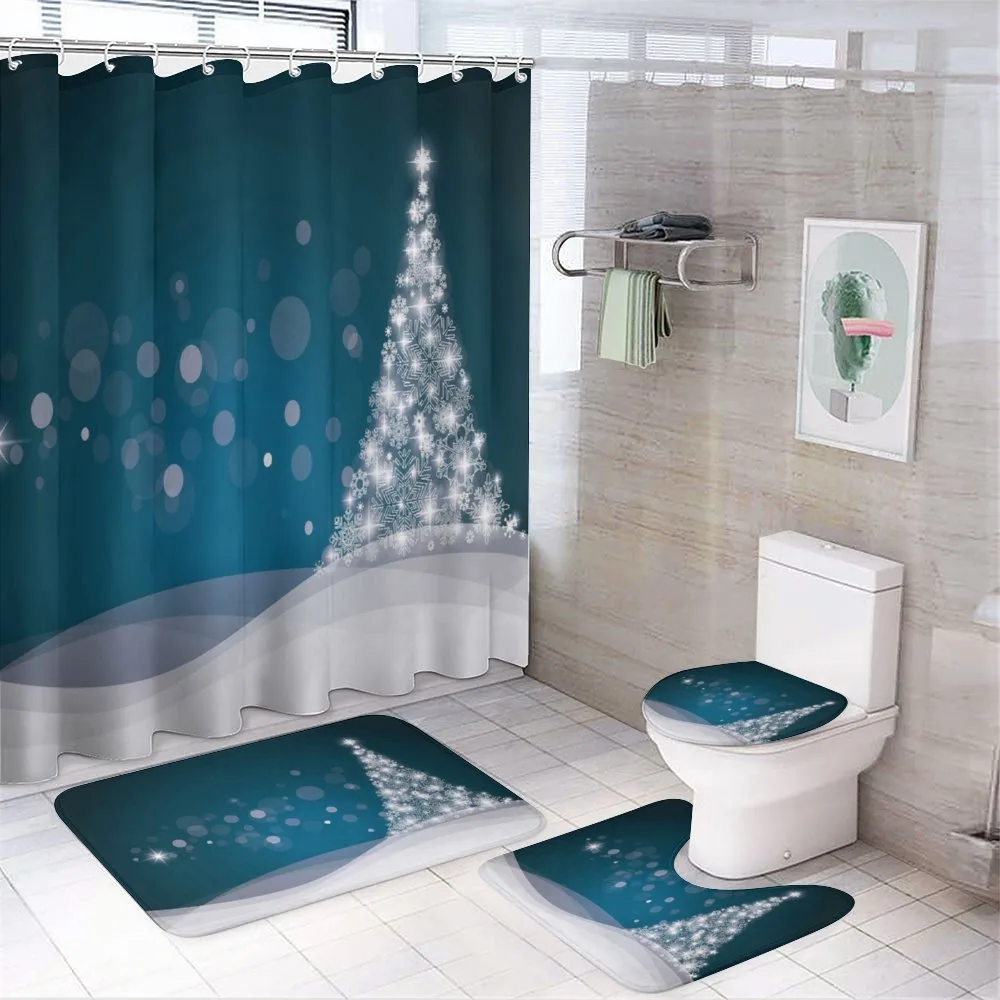 Fantasy Xmas Tree — 4-Piece Bathroom Set preview